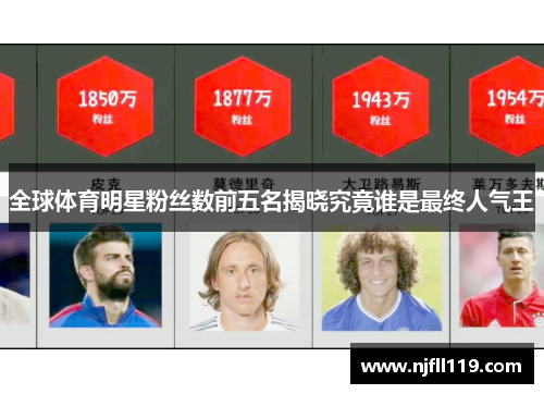 全球体育明星粉丝数前五名揭晓究竟谁是最终人气王