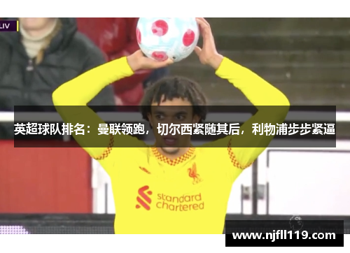 英超球队排名：曼联领跑，切尔西紧随其后，利物浦步步紧逼